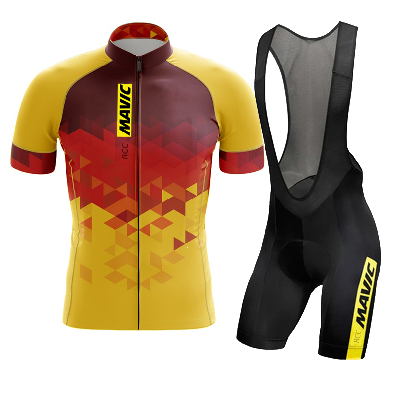 Summer Clothing Men Sale - طقم ركوب الدراجات Mavic للرجال ،