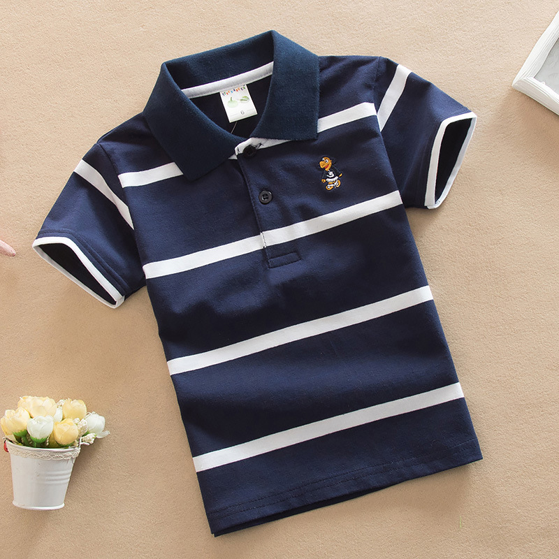 Summer Clothing For Baby Boy - قمصان بولو صيفية للأولاد بأكمام قصيرة