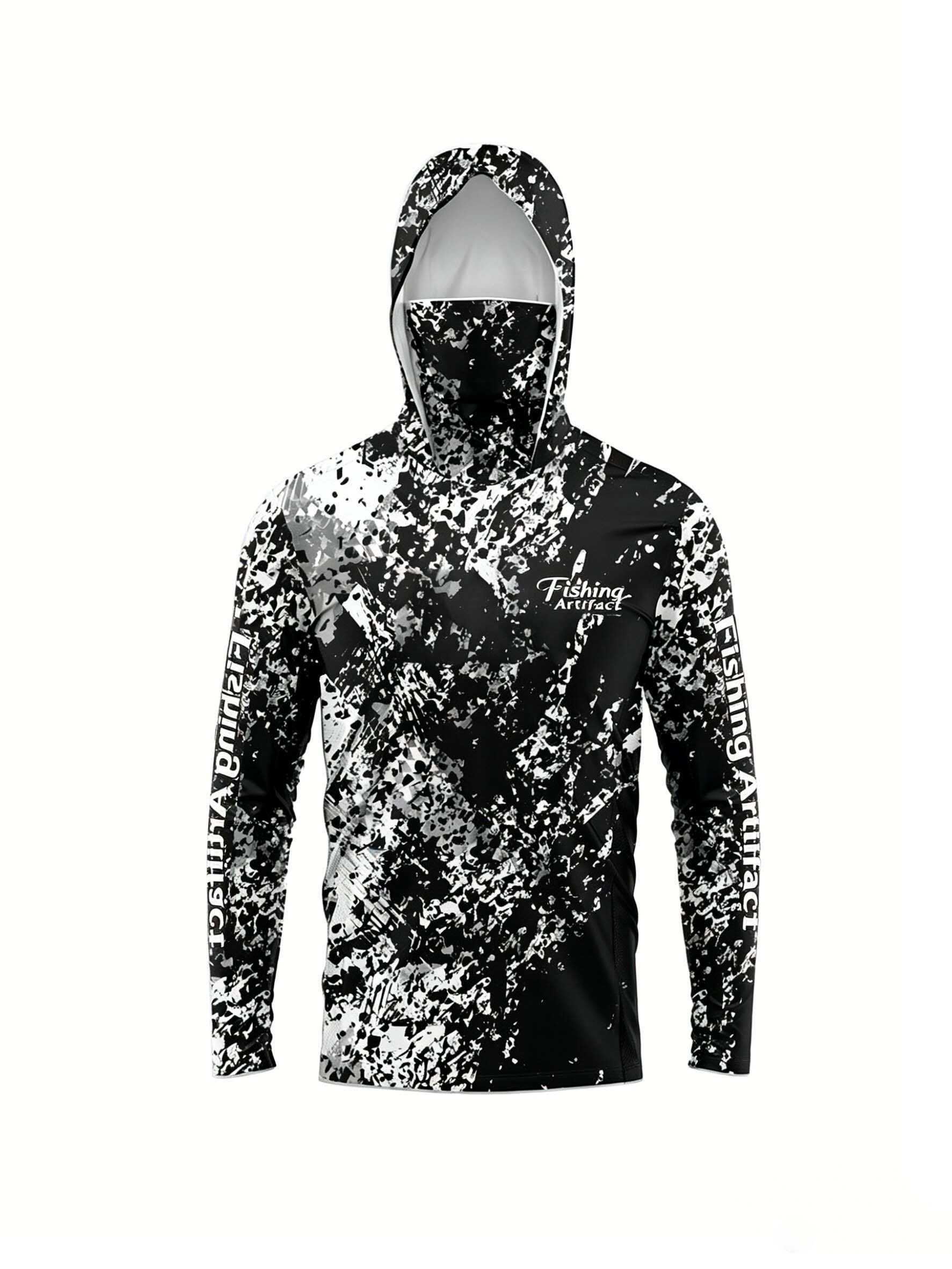 Summer Clothing Mens - قميص صيد رجالي صيفي مطبوع بتقنية