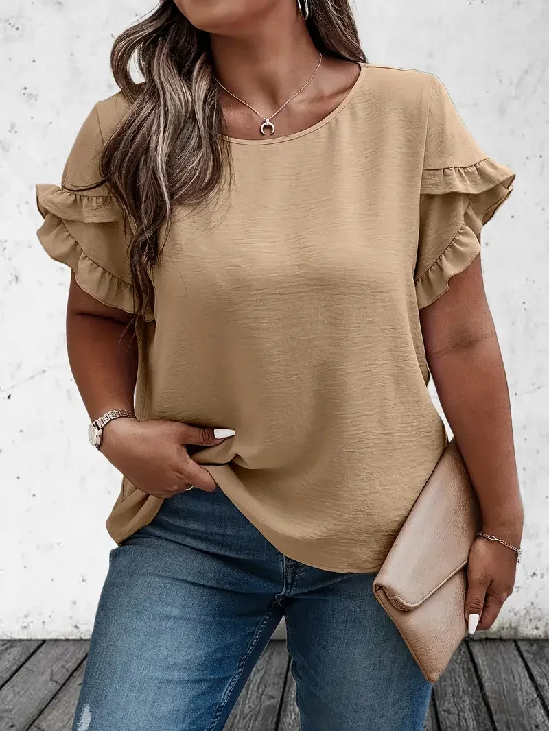 Summer Clothing Colors - الربيع الصيف النساء حجم كبير 1XL-5XL