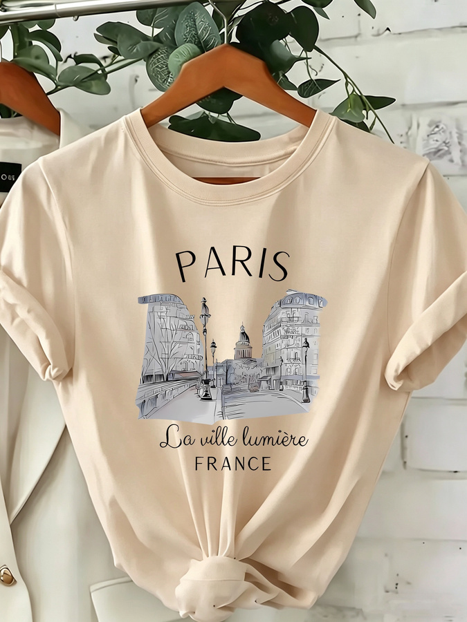 Summer Clothing Trends 2026 - تيشيرت نسائي جديد لعام 2026 بطبعة