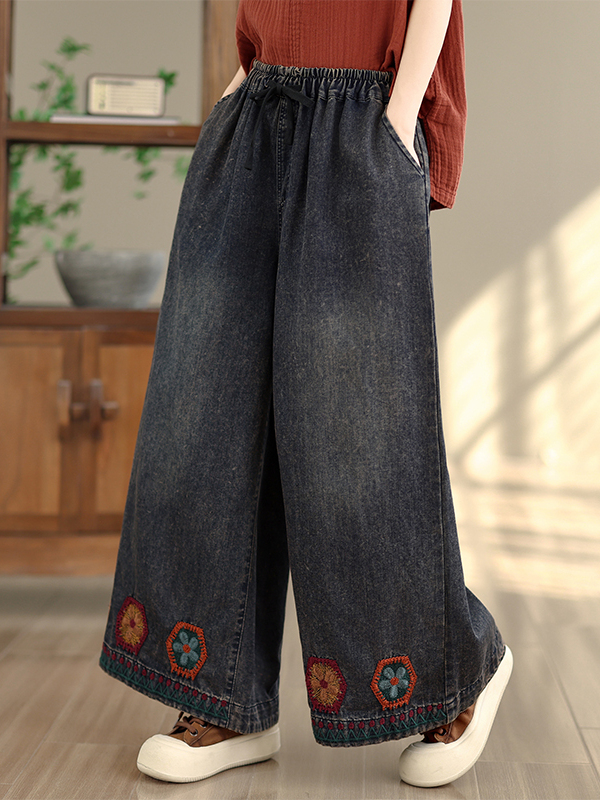 Summer Clothing Label - بنطلون جينز نسائي جديد بتصميم ريترو