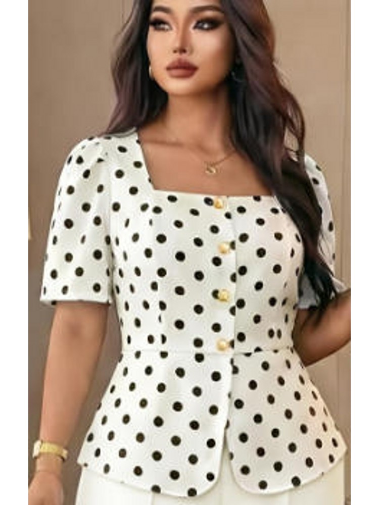 Summer Clothing Colors - بلوزة أنيقة مطبوعة للخريف والصيف مقاسات