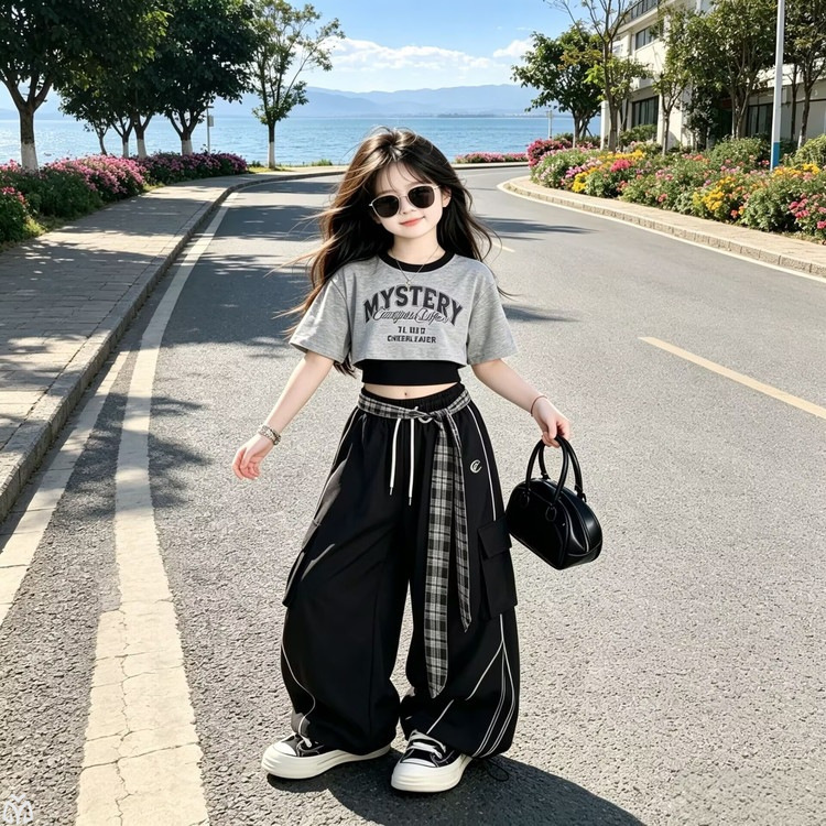 Summer Clothing Teen Girls - طقم ملابس صيفي أنيق للفتيات المراهقات،