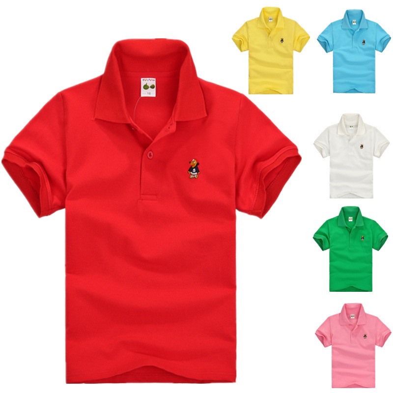 Summer Clothing For Baby Boy - الصيف المراهقين قمصان بولو 3-14Yrs الأطفال