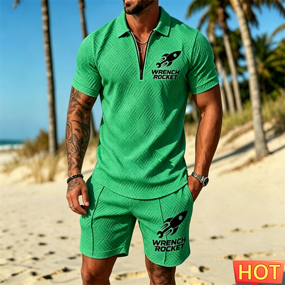 طقم بولو رجالي صيفي للإجازات،  - مراجعة Summer Clothing Vacation وسعره