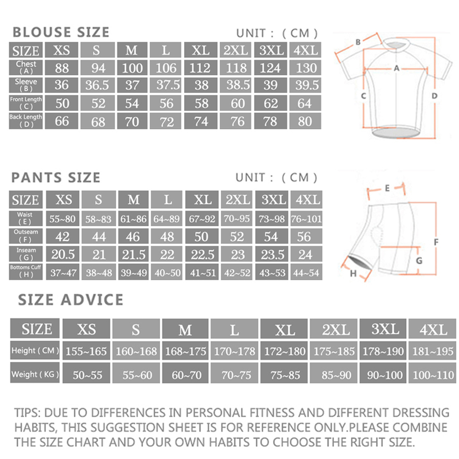 طقم ملابس لركوب الدراجات من Mo - مراجعة Summer Clothing Men Sale وسعره