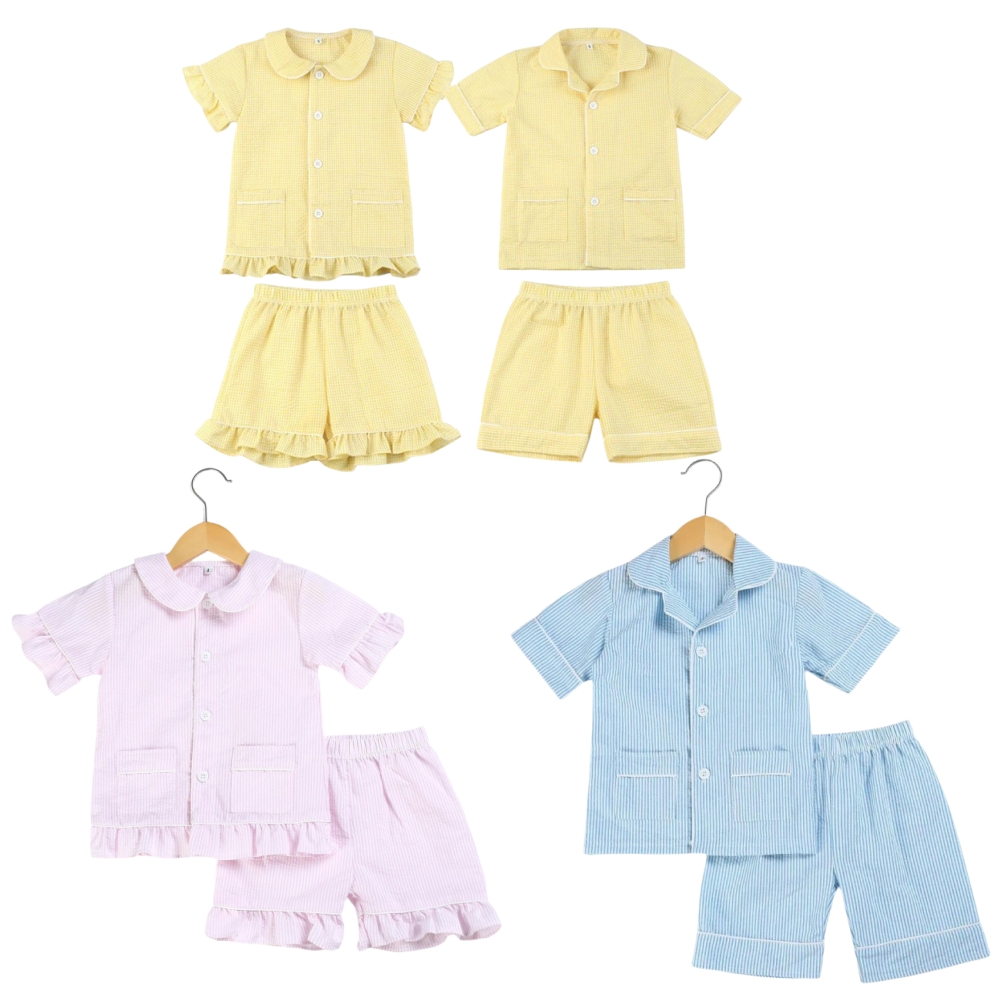 أطقم بيجامات منقوشة للأولاد وا - مراجعة Summer Clothing For Baby Boy وسعره