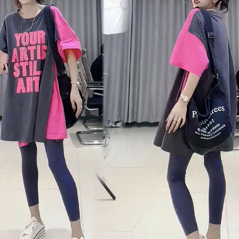تي شيرت نسائي برقبة دائرية متد - مراجعة Summer Clothing Colors وسعره