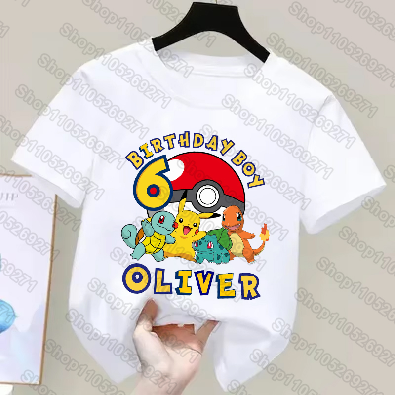 قمصان أطفال بوكيمون مطبوعة بشخ - مراجعة Summer Clothing Boys وسعره