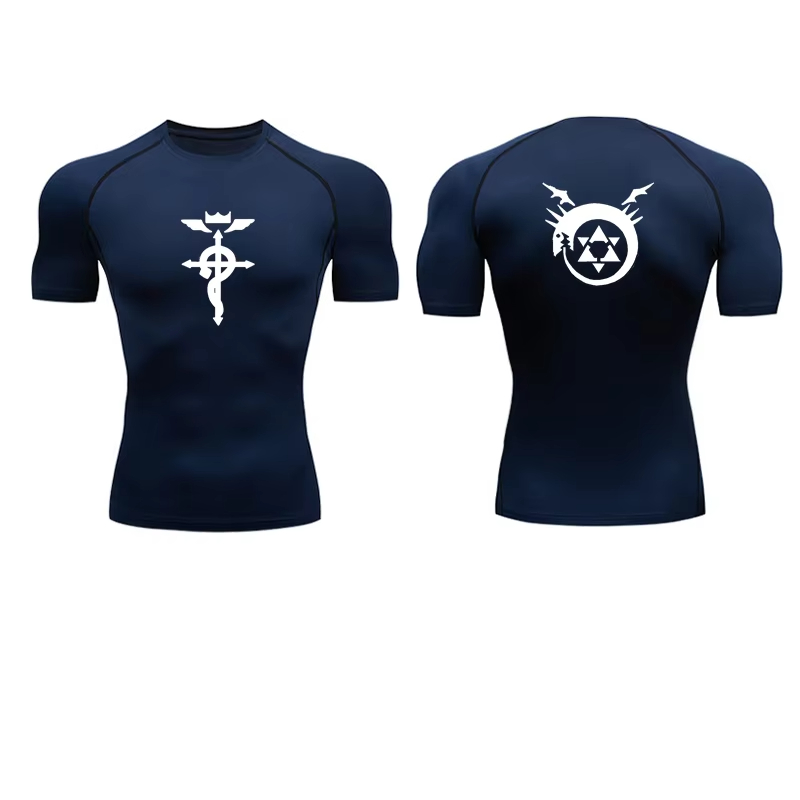 قميص ضاغط رياضي للرجال بأكمام  - مراجعة Summer Gym Clothing وسعره