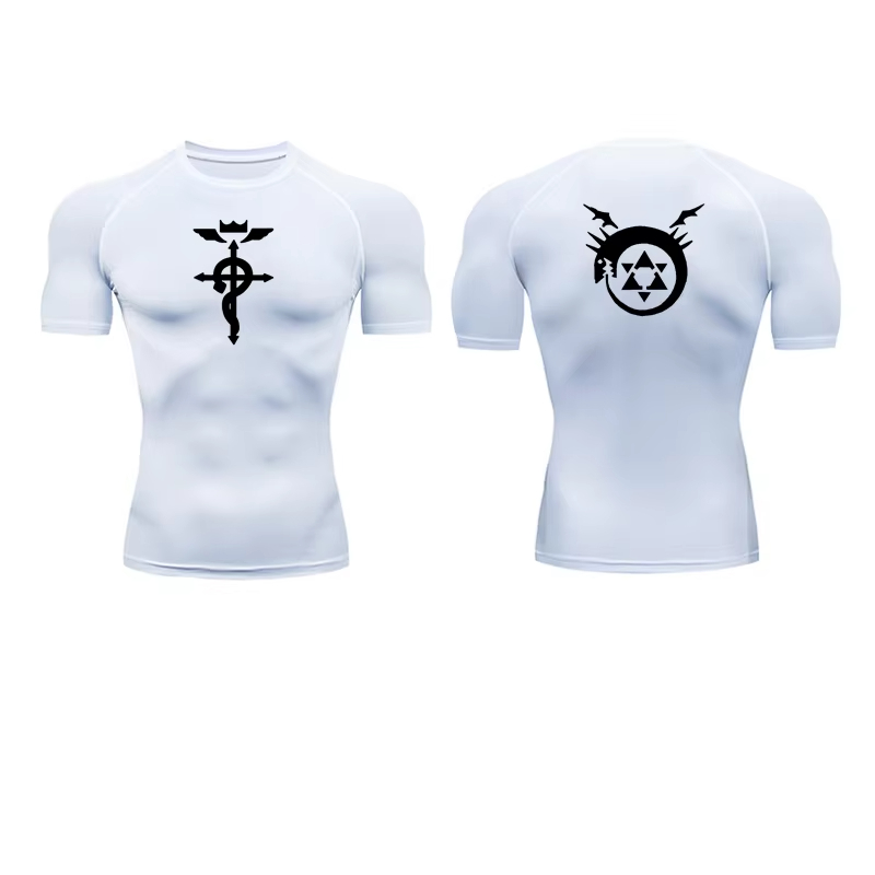 قميص ضاغط رياضي للرجال بأكمام  - مراجعة Summer Gym Clothing وسعره