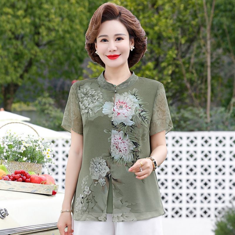 طقم قميص شيفون أنيق للنساء متو - مراجعة Summer Clothing For Women Over 60 وسعره