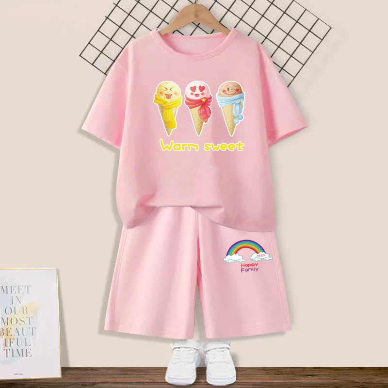 طقم ملابس صيفي للأطفال البنات  - مراجعة Summer Clothing Teen Girls وسعره