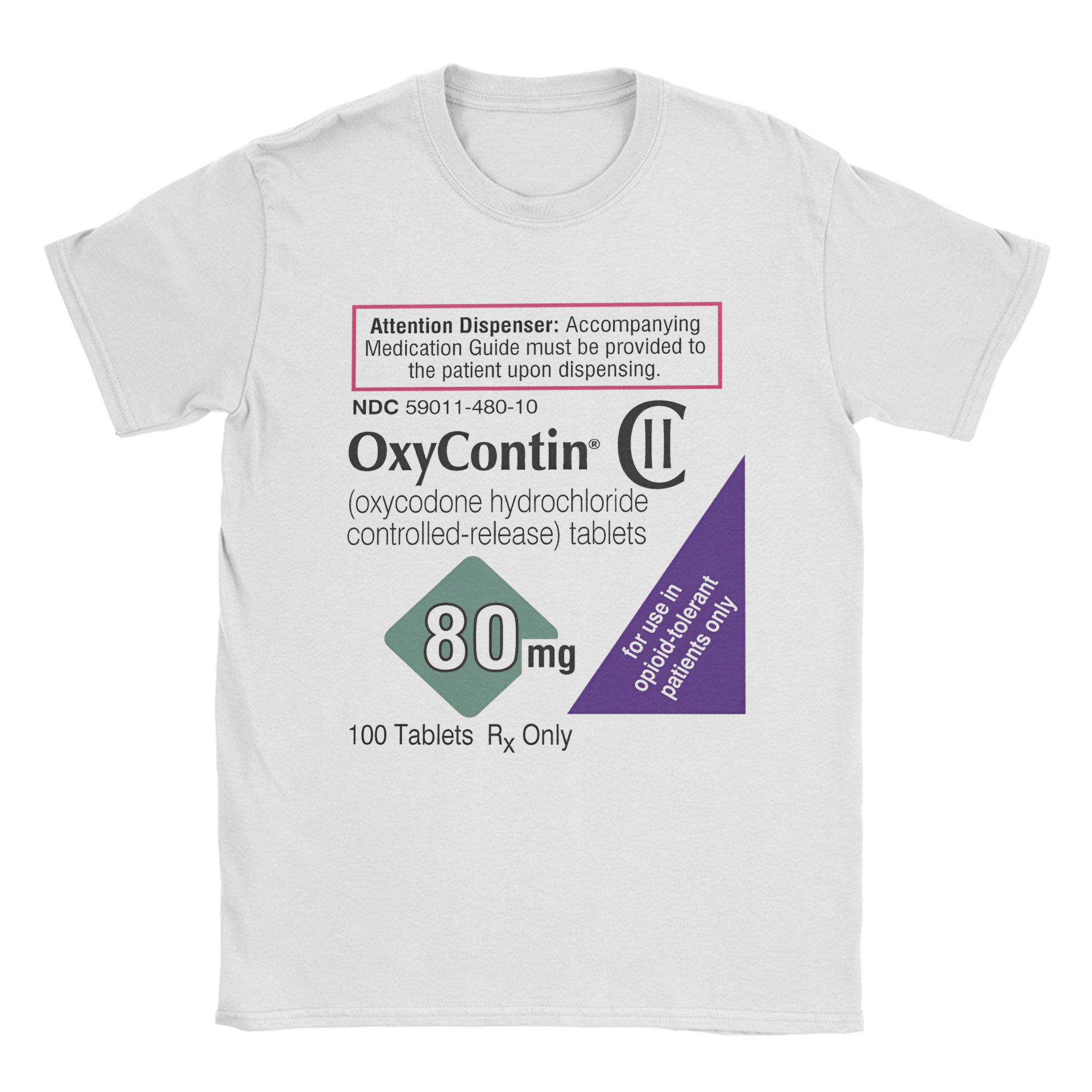 تي شيرت رجالي من Oxycontin 80m - مراجعة Summer Clothing Label وسعره