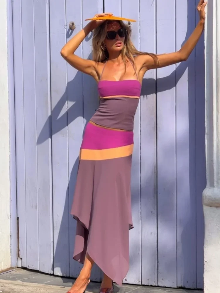 فستان نسائي ميدي بدون حمالات ب - مراجعة Summer Clothing Vacation وسعره