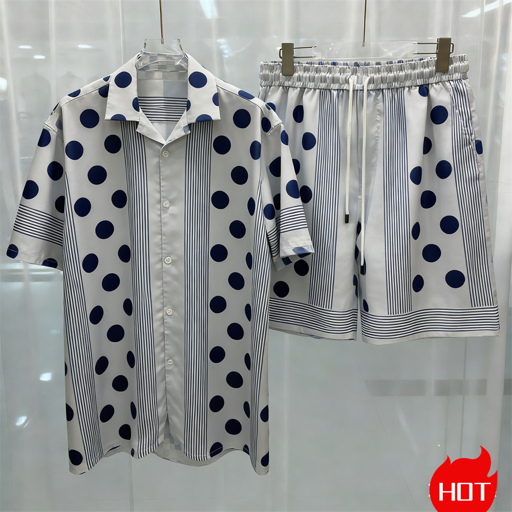 طقم شورت شاطئ رجالي صيفي عصري  - مراجعة Summer Clothing Y2K وسعره