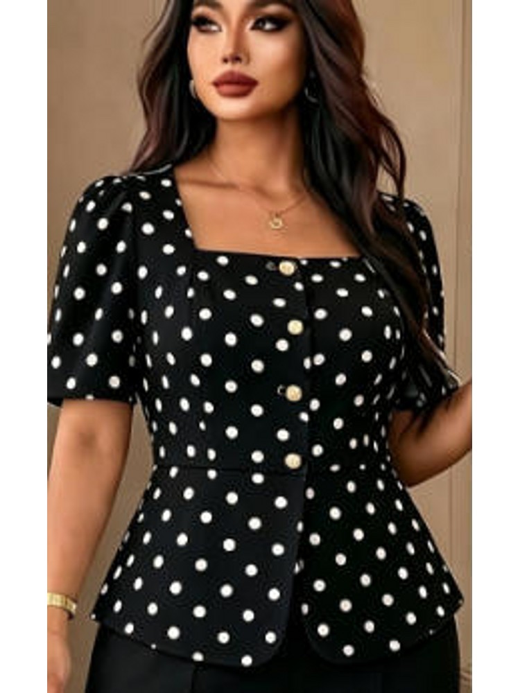 بلوزة أنيقة مطبوعة للخريف والص - مراجعة Summer Clothing Colors وسعره