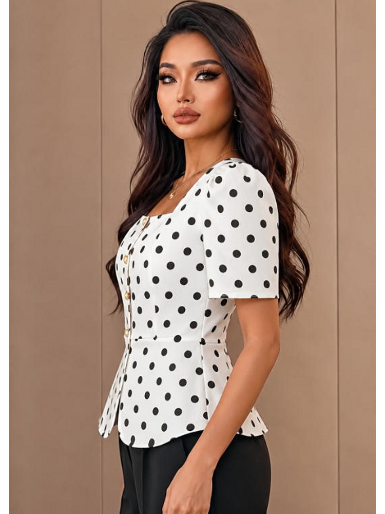 بلوزة أنيقة مطبوعة للخريف والص - مراجعة Summer Clothing Colors وسعره