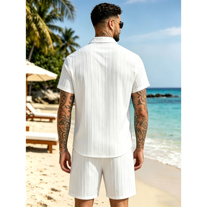 طقم بدلة صيفية غير رسمية للرجا - مراجعة Summer Clothing Vacation وسعره