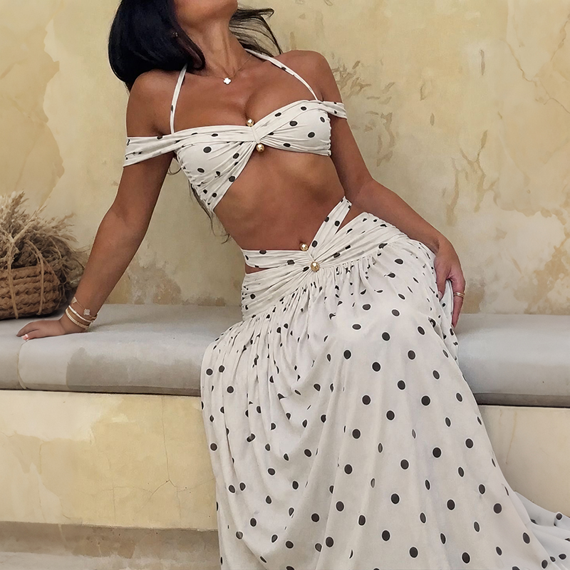 طقم نسائي أنيق من قطعتين للعطل - مراجعة Summer Clothing Vacation وسعره