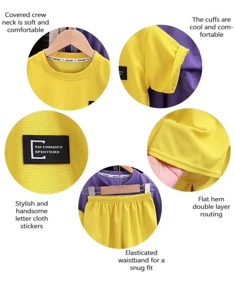 طقم ملابس أطفال من قطعتين بتصم - مراجعة Summer Clothing For Baby Boy وسعره